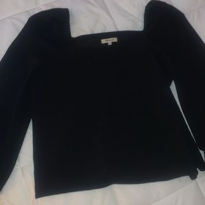 Madewell Square Neck Puff Sleeve Top